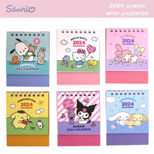 [OKㅣ강추] [제품 소개] 산리오캐릭터 미니 캘린더(2024) [OKNOWㅣ추천상품]