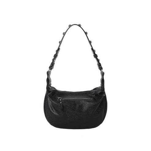 정품] 쓰리타임즈 조니 백 블랙 Threetimes Johnny Bag Black