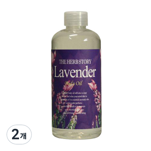 더허브스토리 바디오일 라벤더, 300ml, 2개 - 아로마오일 | 쿠팡