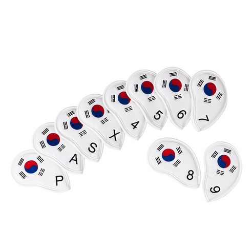 골프의 품격을 높이는 태극기 아이언 커버