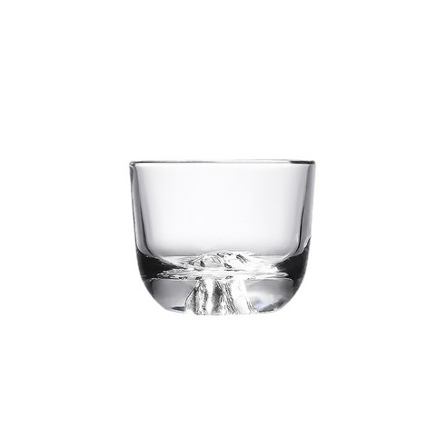 ANKRIC 물컵 티베트 골드 컵 관산 컵 마스터 컵 쿵푸 티 컵 하이 엔드 티 세트 다도 개인 싱글 컵 유리 티 컵, 투명성빙산