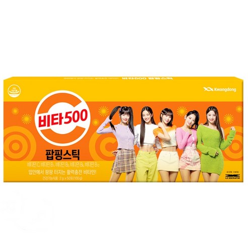 비타500 팝핑스틱 50p, 100g, 1개