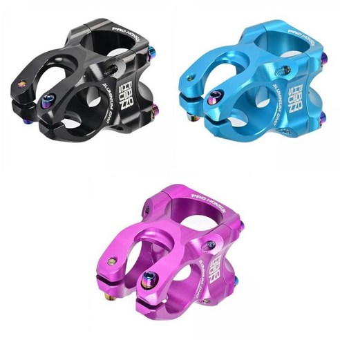 자전거 알루미늄 합금 MTB 산악 자전거 핸들 바 스템 31.8mm 블랙+자전거 알루미늄 합금 MTB 산악 자전거 핸들 바, 설명된 대로 + 설명된 대로