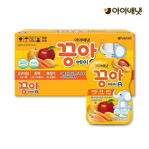 [아이배냇] [명품]끙아 주스 리뉴얼 5종 [10팩], 10팩, S309끙아C 5개+배도라지 5개