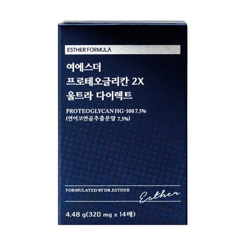 여에스더 프로테오글리칸 2X 울트라 다이렉트 14매구강용해 필름형 점막부착, 단품, 1개