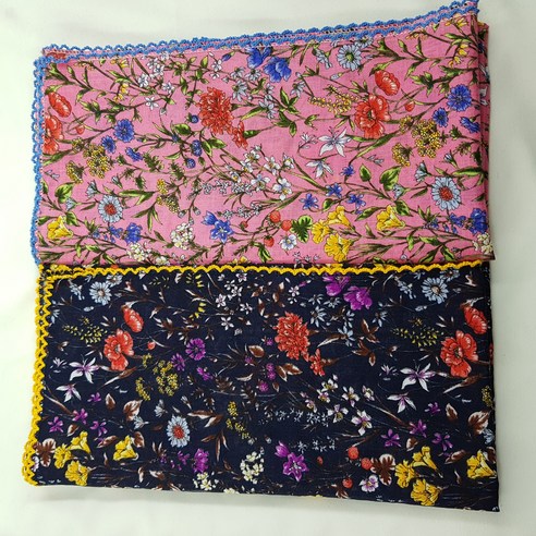 플라워 레이스의 매력과 편안한 촉감을 갖춘 다목적 액세서리