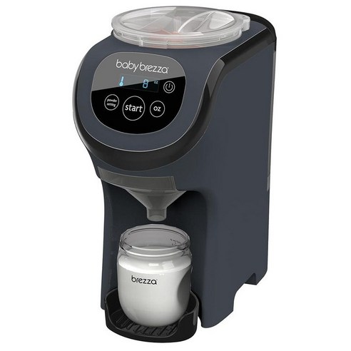Baby Brezza Formula Pro 미니 아기 분유 믹서 기계는 작은 공간에 적합하며 여행용으로 휴대가 가능합니다. 젖병 메이커는 이동 중에도 유아를 위한 완벽한 젖병을 만, 차콜