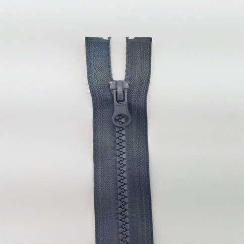 24인치 60cm 5호 비슬론 점퍼지퍼, 1세트, 진회색