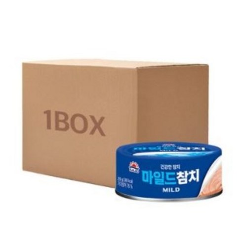 참치캔 로하이 사조참치 마일드 통조림, 250g, 12개