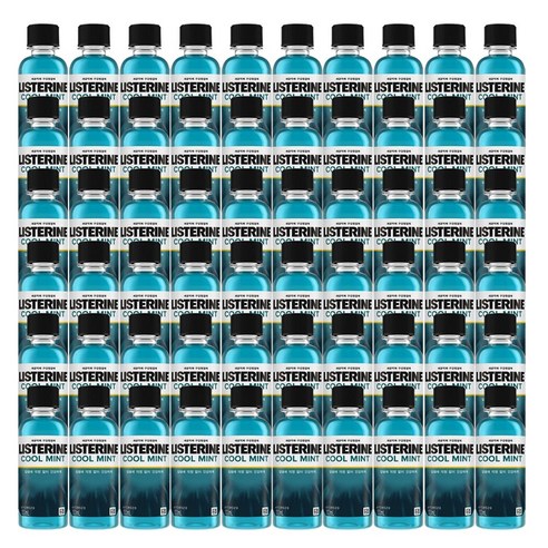 리스테린 쿨민트 휴대용 100ml 구강청결제, 60개 소보치구강청결클리너 리스테린 쿨민트 휴대용 100ml 구강청결제, 60개 소보치구강청결클리너
