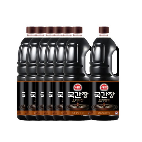 <올따옴> 해표국간장1.8L 7개, 1.8L, 1개