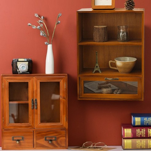 앤틱 미니 서랍장 하나로 책상 정리와 인테리어 효과를 동시에!