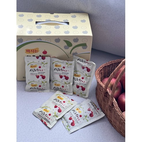 안동 사과의 달콤함을 그대로, 애플향농원 무설탕 100% 사과즙