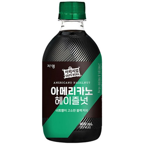 쟈뎅 까페리얼 아메리카노 헤이즐넛 400ml 20개, 1개입 그날의아이스아메리카노