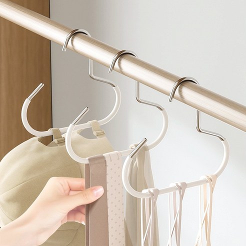 구디푸디 스카프 정리 링 옷걸이로 당신의 옷장을 예술 작품으로 승화시키세요.