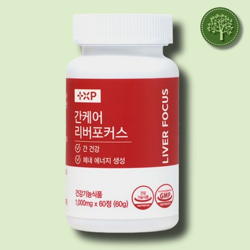 우루사 효능 지방간에 좋은 간케어 리버포커스 부원료 아티초크 이노시톨 함유 밀크시슬 비타민B 영양제, 1박스, 60정