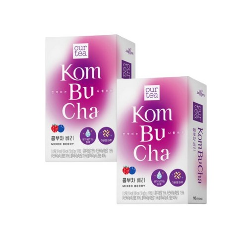 쟈뎅 아워티 콤부차 베리 10p 2개, 5g, 10개입