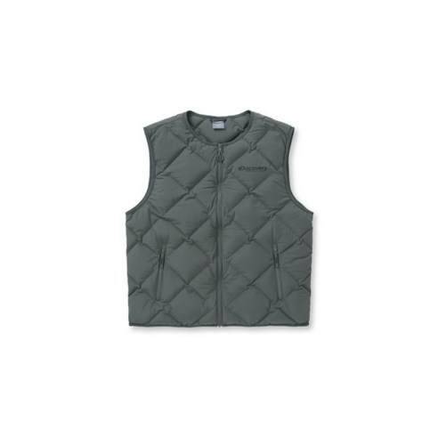 [디스커버리] 남성 디하스 튜브 구스다운 패딩베스트 DMDV73046-GRD