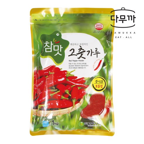 다무까 참맛 고춧가루 중식용 중국산 고운 고추가루 보통맛, 1kg, 1개