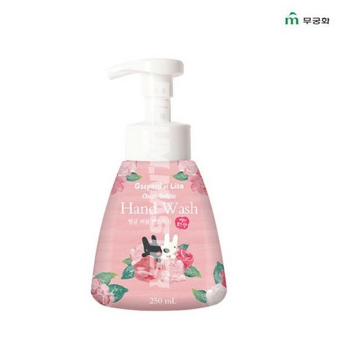 가스파드앤리사 항균 버블 핸드워시 로즈향, 4개, 250ml