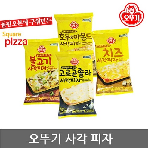 오뚜기 치즈 사각피자 88g, 1개