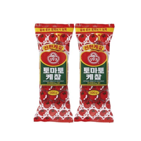 오뚜기 토마토 케찹 500g (+사은품증정), 2개