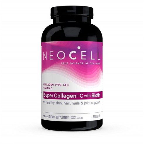 Neocell Super Collagen+C Type 네오셀 슈퍼 콜라겐 + 비타민C 타입 1 & 3 360정, 1개