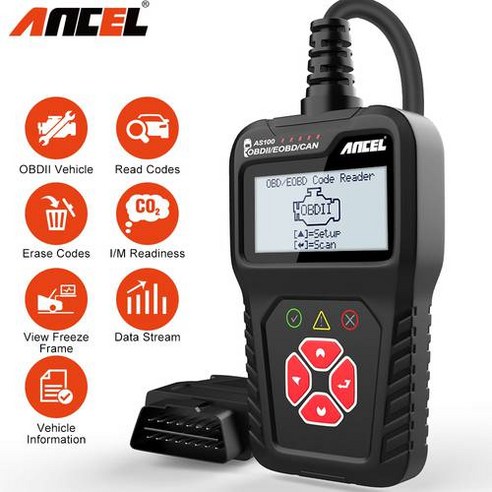 Ancel AS100 OBD2 스캐너 Automotriz 진단 Read 클리어 Erase 코드 툴 프로?