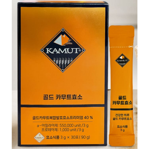 골드 카무트 효소 3g*30포 (1개월분) KAMUT 효소, 90g, 1개