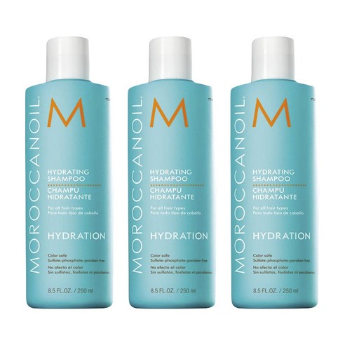 모로칸오일 하이드레이팅 샴푸, 3개, 250ml