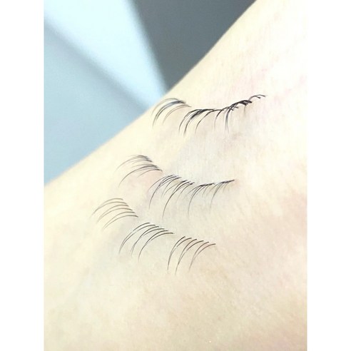 아타락시아 140가닥 대용량 가닥 속눈썹 부분 인조 속눈썹 자연스러운 셀프 속눈썹 연장, 1세트, 투인원언더-005AB