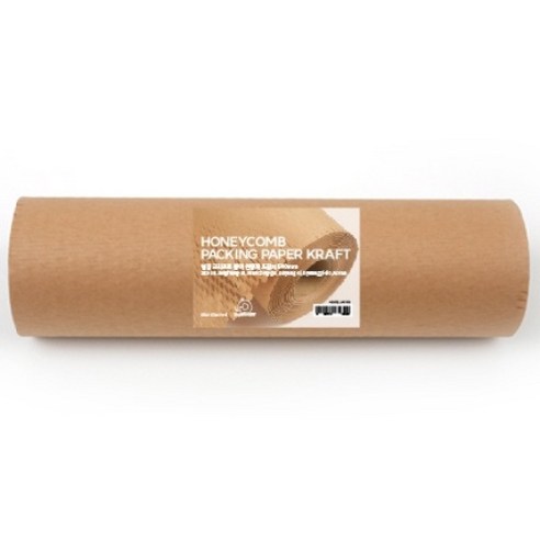 PaperPhant 벌집 크라프트 종이 완충재 500mm(폭) 85M(길이), 브라운, 1개