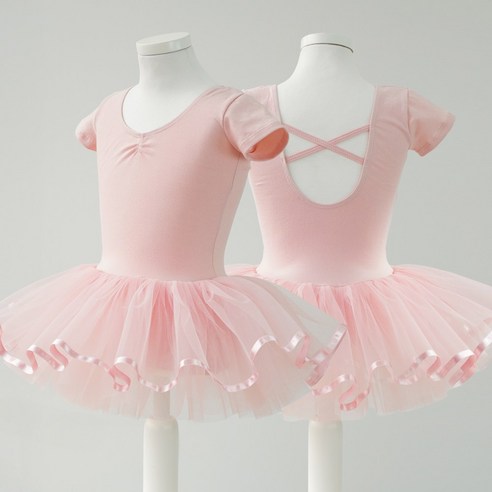 유아 발레복 여아 입고벗기 편한 분리형 발레복 국내제작 면스판