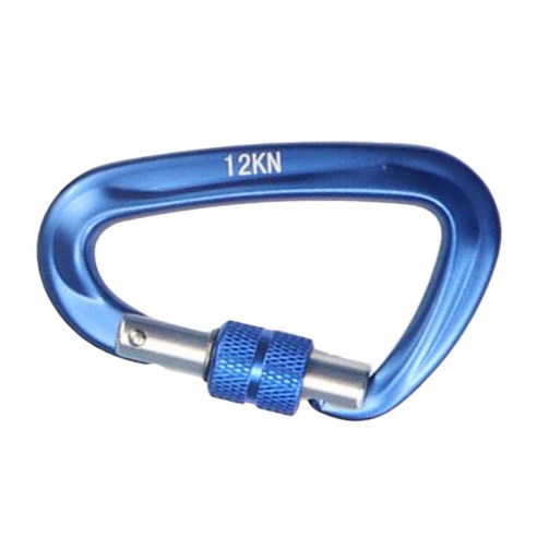 야외 활동 야영을 위한 알루미늄 합금 D Carabiner 봄 스냅 걸이, 로얄 블루, {"사이즈":"8x4.84cm"}, {"수건소재":"알루미늄 합금"}