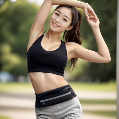 오비안 초경량 방수 조깅 힙색 런닝 러닝 벨트