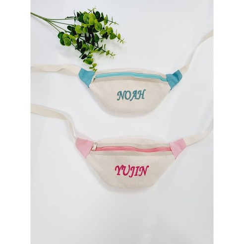 아이의 개성을 담은, 편안하고 안전한 아기자수 힙색