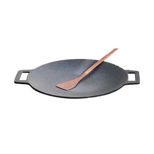 양손컴퍼니 캠핑 IH 인덕션 라운드 그리들팬, 1개, 29 cm