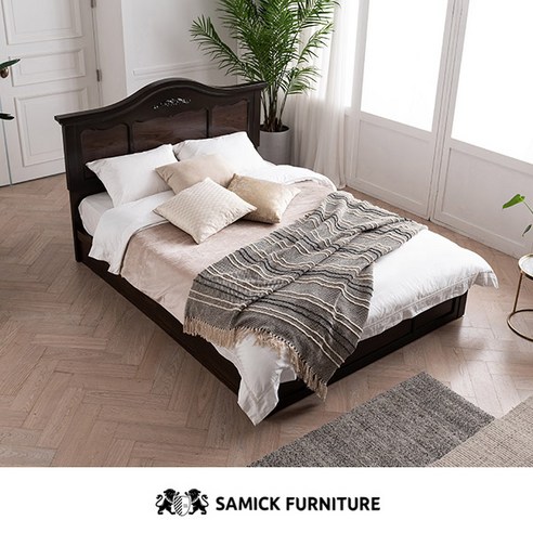  편안함과 스타일의 완벽한 조화: 삼익가구의 리몬 아이보리 도장 침대