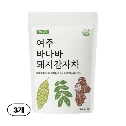 차의민족 여주 바나바 돼지감자차