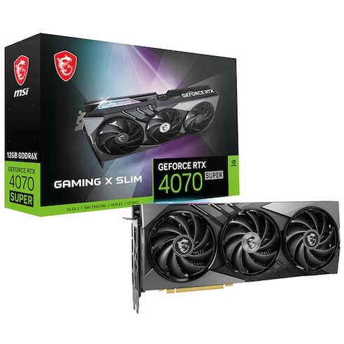 4070tisuper MSI RTX 4070 슈퍼 12G 게이밍 X 슬림