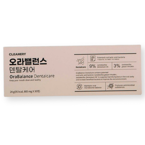 클리너리 오라밸런스 덴탈케어, 30정, 24g, 1개