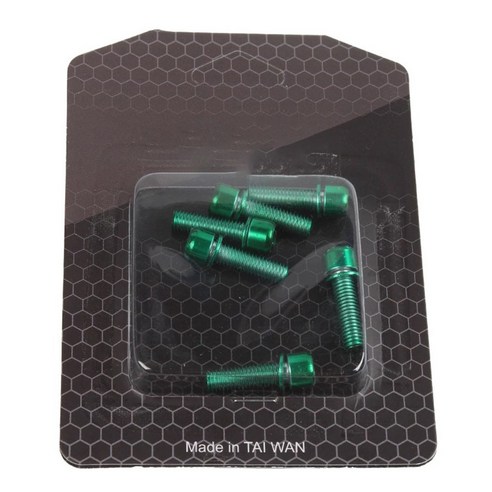 산악 자전거 스템 M5X18Mm 볼트 산악 자전거 스템 나사 6 개/대, 초록