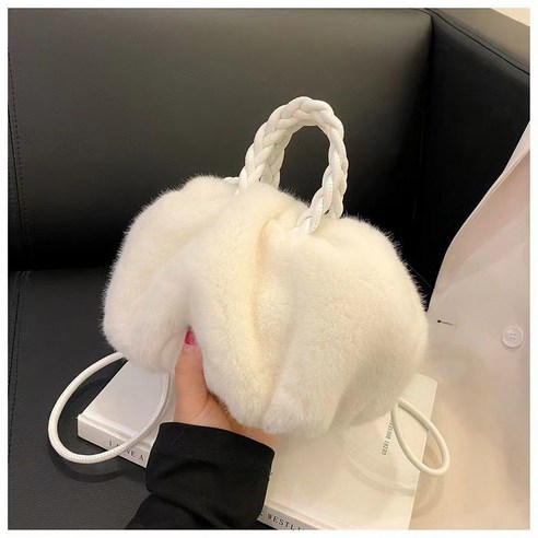 Modney 여성핸드백 러블리 포근 털가방 미니가방 숄더백 카드지갑 토트백