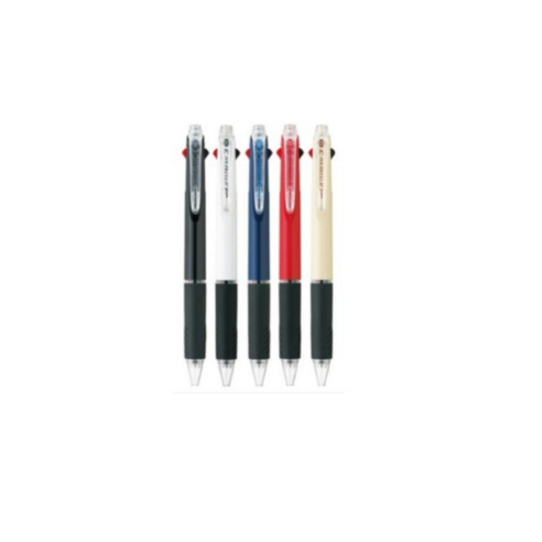 유니 제트스트림 3색 볼펜 0.5mm SXE3-404-05, black, 1개
