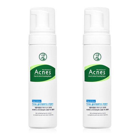 아크네스 클리어 앤 화이트 포밍워시 150ml, 2개