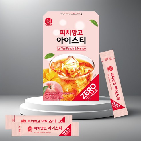 우리차 피치망고 아이스티 20p, 2개, 100g, 20개