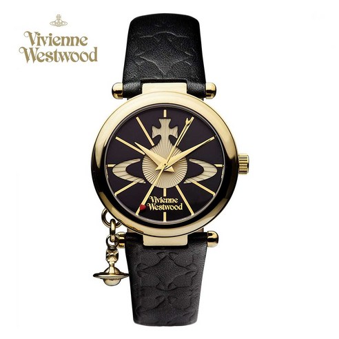 비비안웨스트우드[vivienne westwood] [당일발송 한국공식정품 백화점AS] 비비안웨스트우드 ORB II VV006BKGD 여성 가죽시계