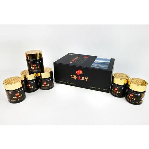 홍삼정 6년근 뽕잎 갈근 영지 당귀 6병 1박스, 1개, 단품, 600g