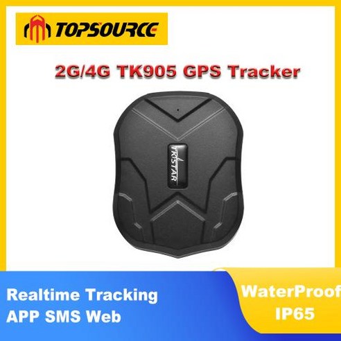 운행기록장치 차량운행기록장치 TOPSOURCE TKSTAR GPS 트래커 추적용 방수 자석 음성 모니터 포함 로케이터 TK905 5000mAh 10000mAh 2G 4G, 5) 2G 5000 Charger