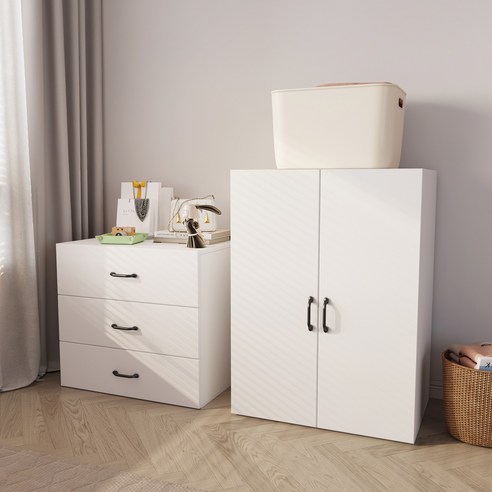 Kurua 자유조립 3단 서랍장 옷장 세트: 공간을 디자인하는 자유